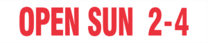 Open Sun 2-4