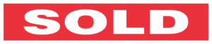 Sold (White Font On Red Background)